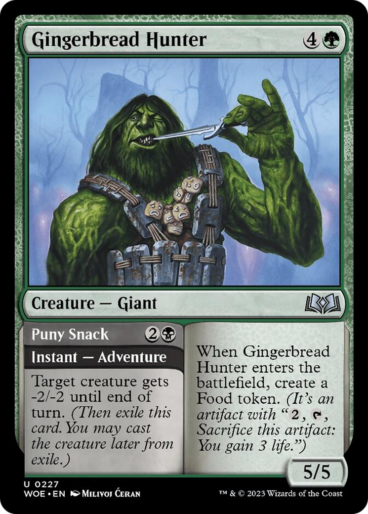 Gingerbread Hunter // Puny Snack [Wilds of Eldraine] | Anubis Games and Hobby