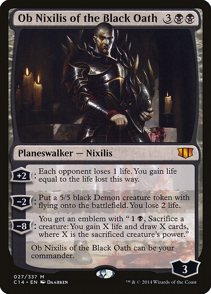 Ob Nixilis of the Black Oath [Commander 2014] | Anubis Games and Hobby