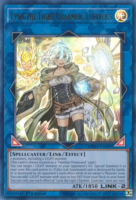 Lyna the Light Charmer, Lustrous [MP22-EN089] Ultra Rare | Anubis Games and Hobby