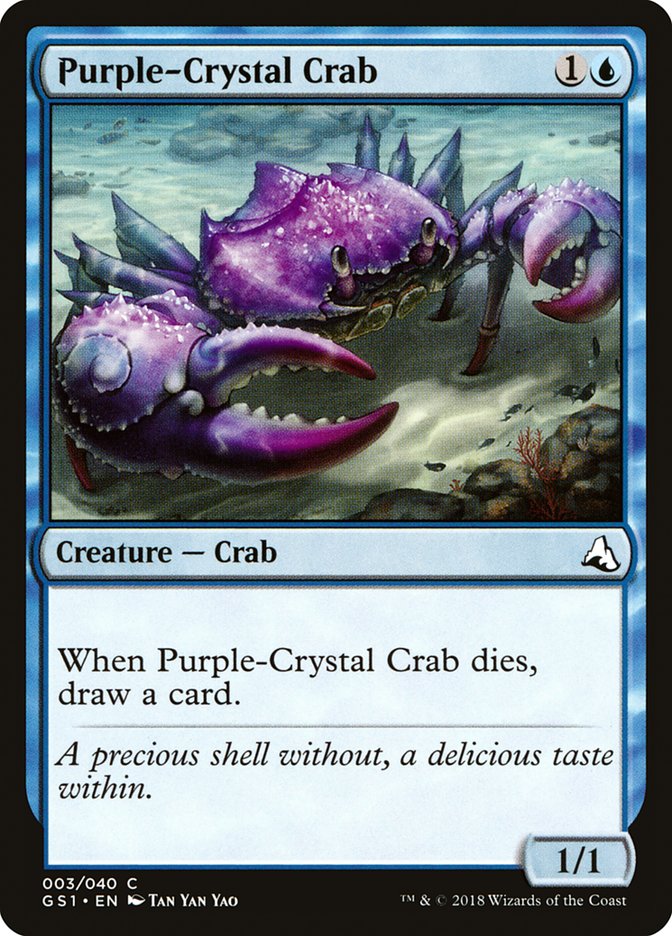 Purple-Crystal Crab [Global Series Jiang Yanggu & Mu Yanling] | Anubis Games and Hobby