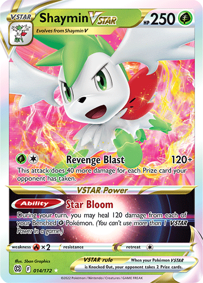 Shaymin VSTAR (014/172) [Sword & Shield: Brilliant Stars] | Anubis Games and Hobby