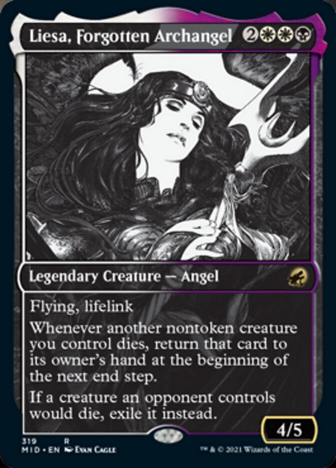 Liesa, Forgotten Archangel (Showcase Eternal Night) [Innistrad: Midnight Hunt] | Anubis Games and Hobby