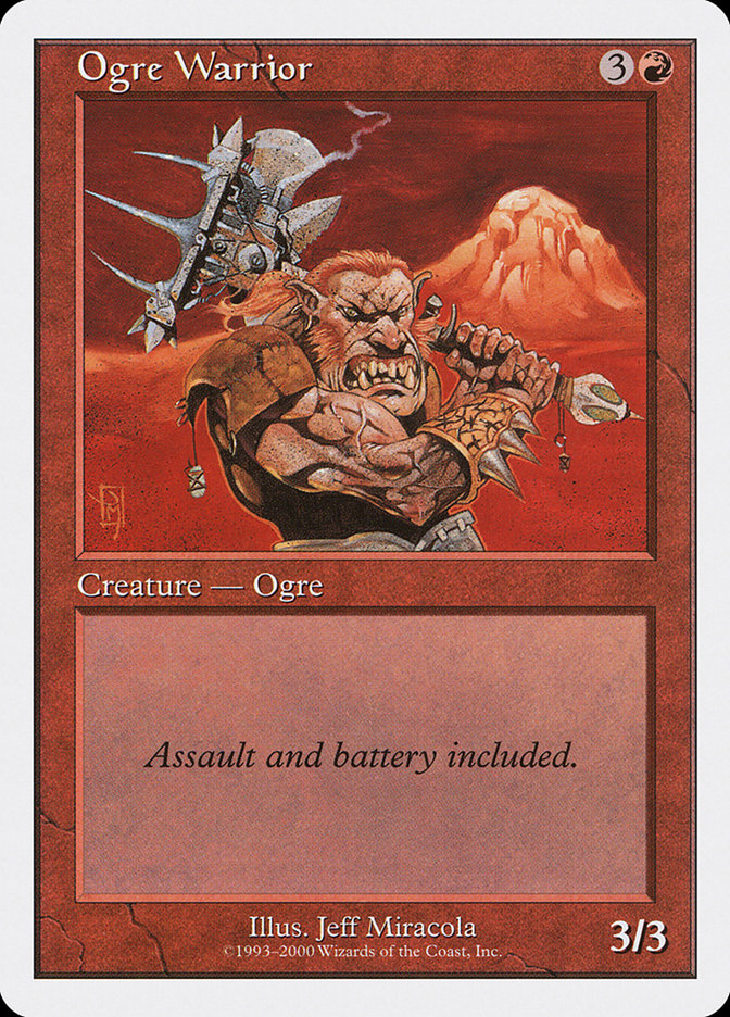 Ogre Warrior [Starter 2000] | Anubis Games and Hobby