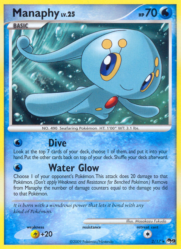 Manaphy (2/17) [POP Series 9] | Anubis Games and Hobby