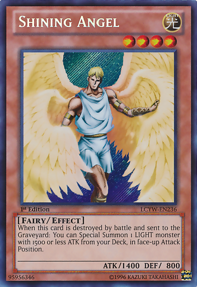 Shining Angel [LCYW-EN236] Secret Rare | Anubis Games and Hobby