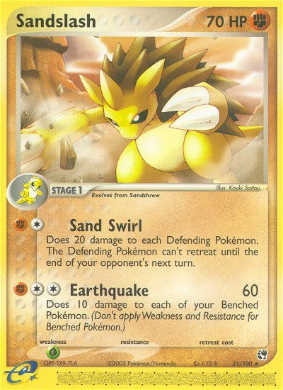 Sandslash (21/100) [EX: Sandstorm] | Anubis Games and Hobby