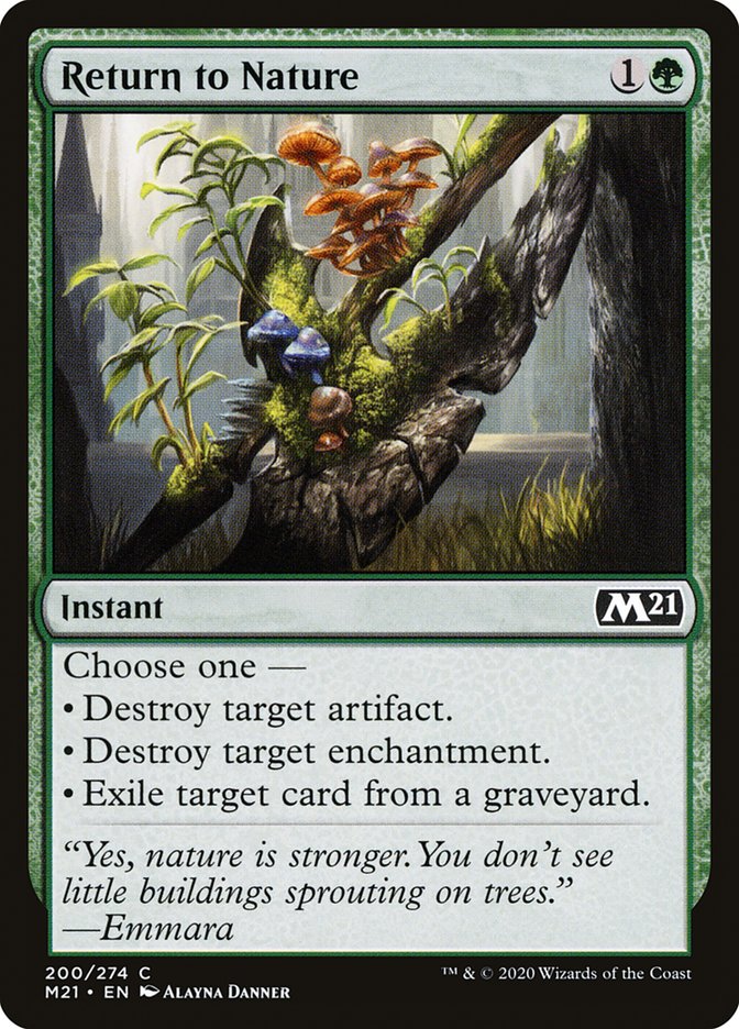 Return to Nature [Core Set 2021] | Anubis Games and Hobby