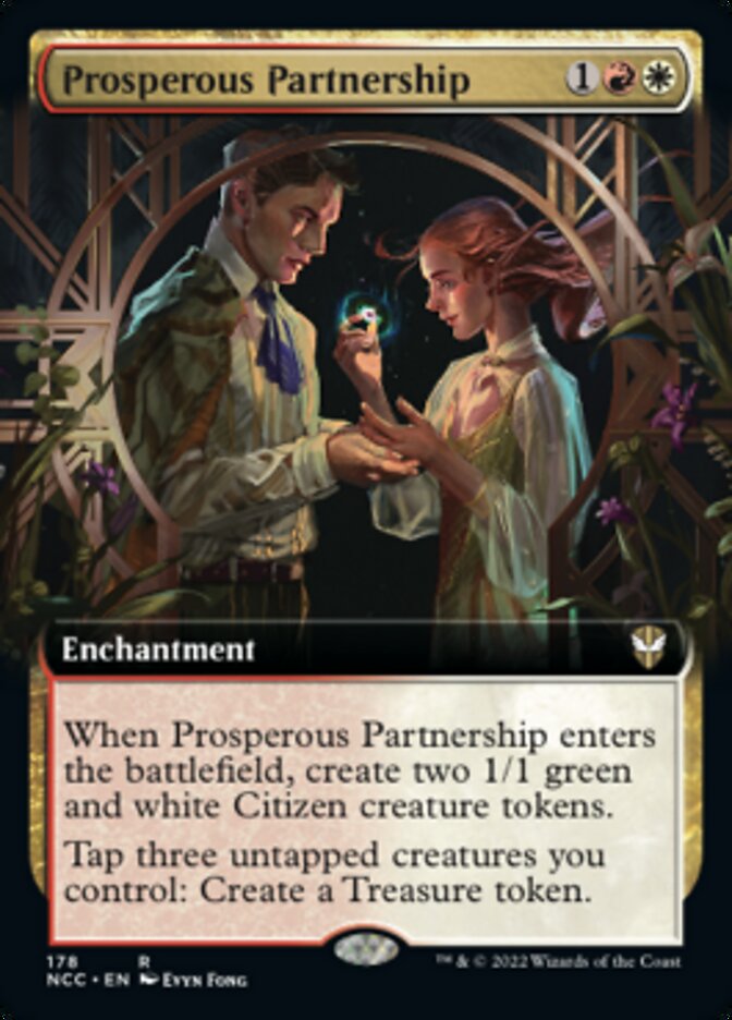 Prosperous Partnership (Extended Art) [Streets of New Capenna Commander] | Anubis Games and Hobby