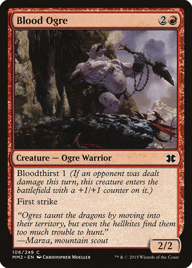 Blood Ogre [Modern Masters 2015] | Anubis Games and Hobby