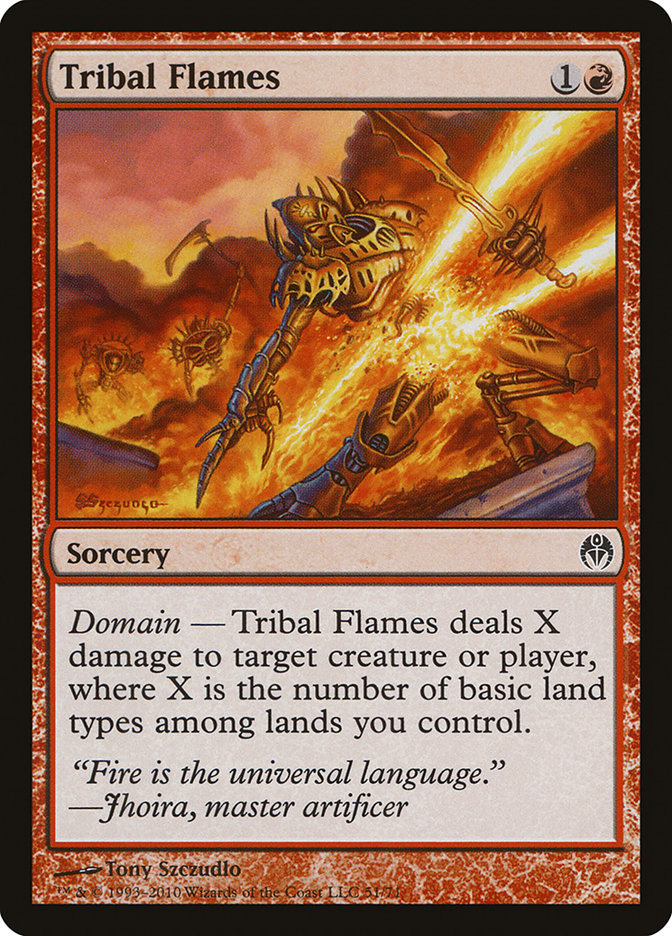 Tribal Flames [Duel Decks: Phyrexia vs. the Coalition] | Anubis Games and Hobby