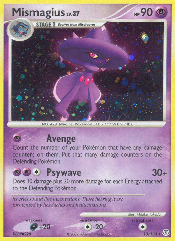 Mismagius (10/130) [Diamond & Pearl: Base Set] | Anubis Games and Hobby