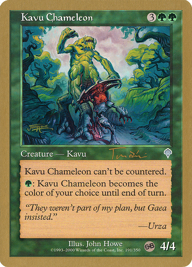 Kavu Chameleon (Jan Tomcani) (SB) [World Championship Decks 2001] | Anubis Games and Hobby