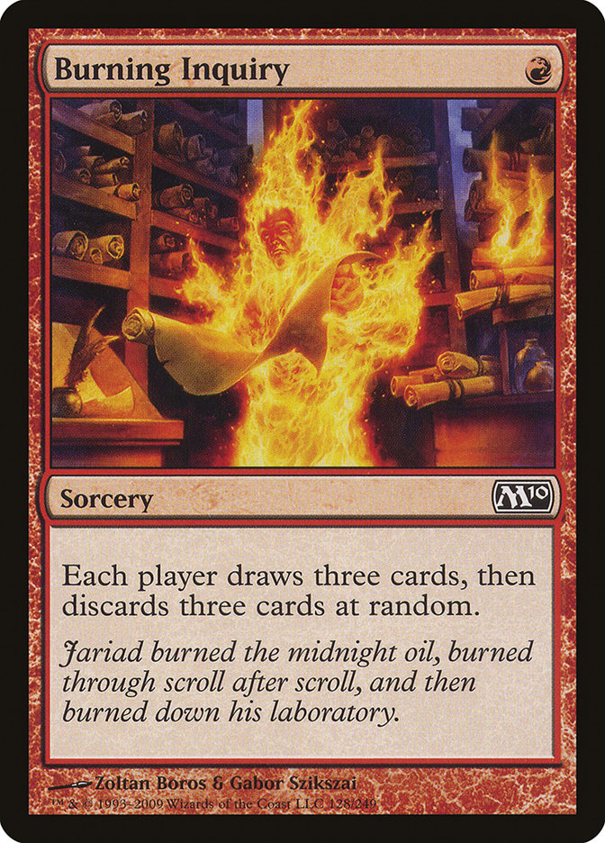 Burning Inquiry [Magic 2010] | Anubis Games and Hobby