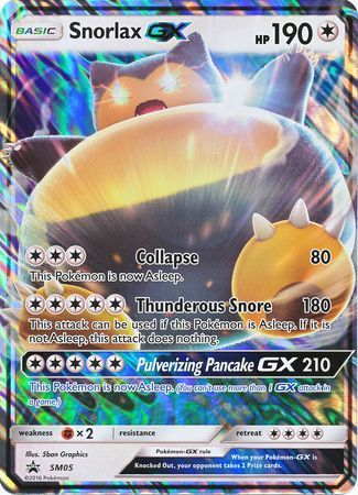 Snorlax GX (SM05) (Jumbo Card) [Sun & Moon: Black Star Promos] | Anubis Games and Hobby