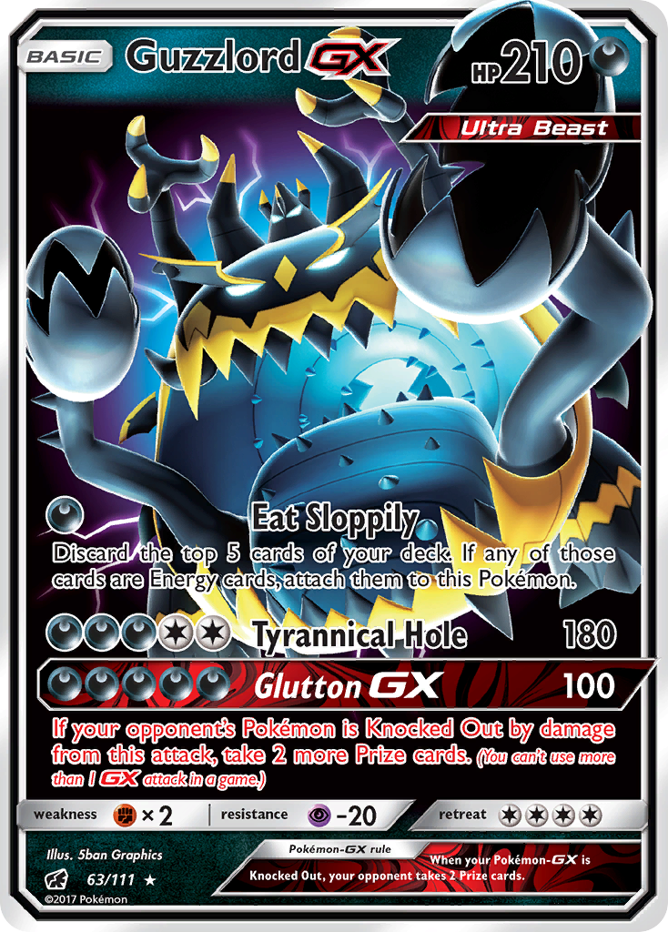 Guzzlord GX (63/111) [Sun & Moon: Crimson Invasion] | Anubis Games and Hobby