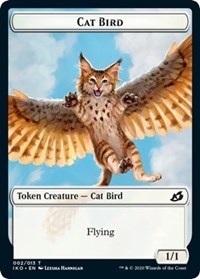 Cat Bird // Human Soldier (004) Double-Sided Token [Ikoria: Lair of Behemoths Tokens] | Anubis Games and Hobby