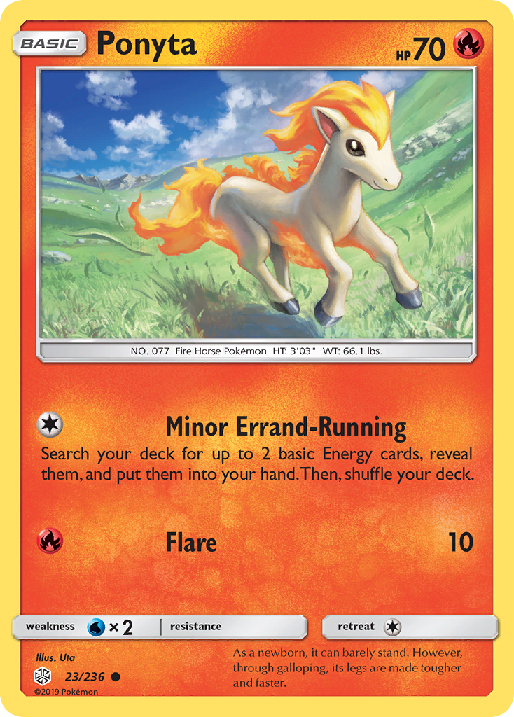 Ponyta (23/236) [Sun & Moon: Cosmic Eclipse] | Anubis Games and Hobby