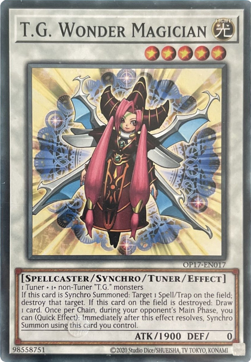 T.G. Wonder Magician [OP17-EN017] Common | Anubis Games and Hobby