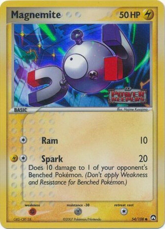 Magnemite (54/108) (Stamped) [EX: Power Keepers] | Anubis Games and Hobby