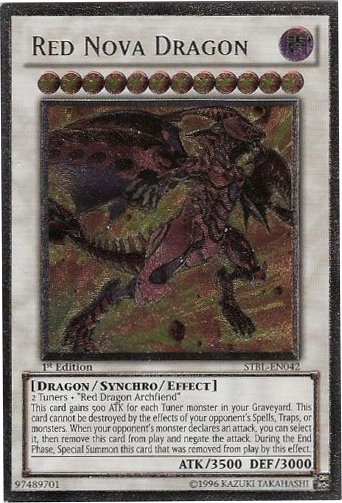 Red Nova Dragon [STBL-EN042] Ultimate Rare | Anubis Games and Hobby