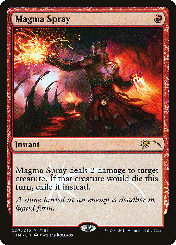 Magma Spray [Friday Night Magic 2014] | Anubis Games and Hobby