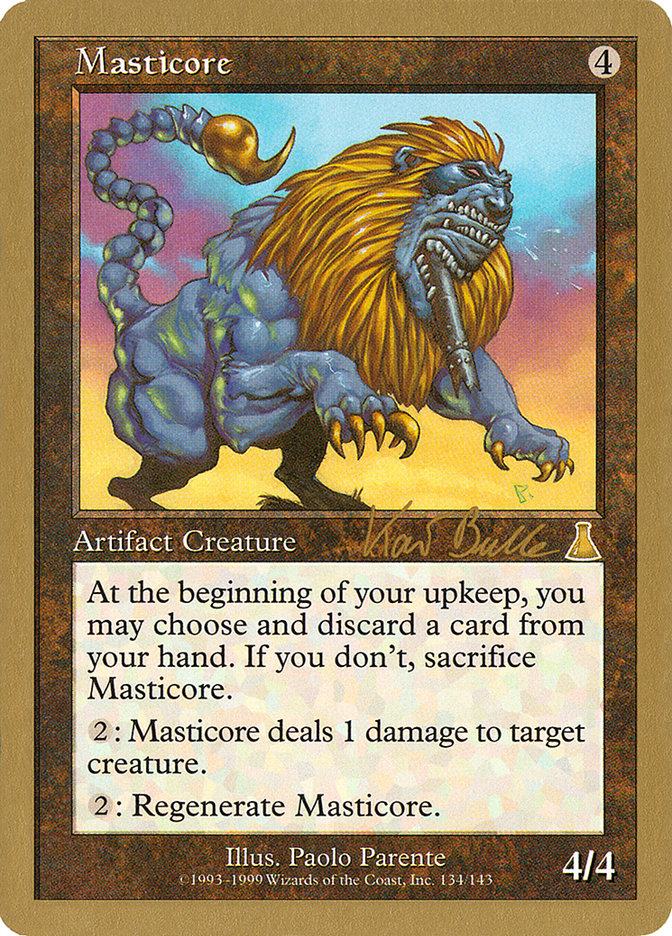 Masticore (Kai Budde) [World Championship Decks 1999] | Anubis Games and Hobby