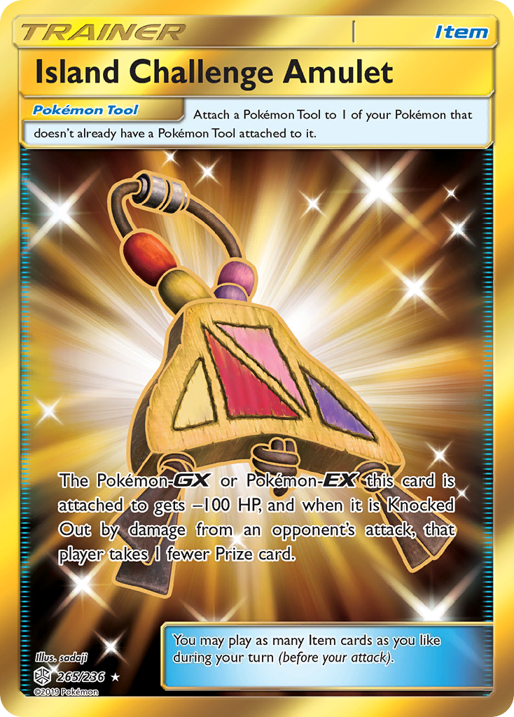 Island Challenge Amulet (265/236) [Sun & Moon: Cosmic Eclipse] | Anubis Games and Hobby