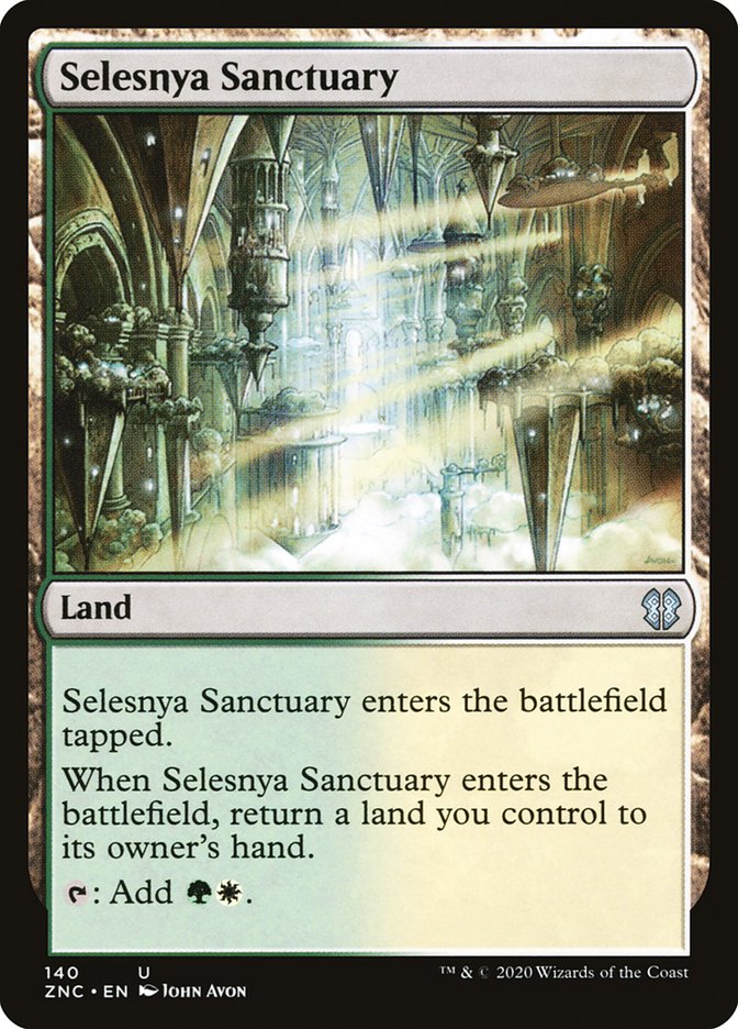 Selesnya Sanctuary [Zendikar Rising Commander] | Anubis Games and Hobby