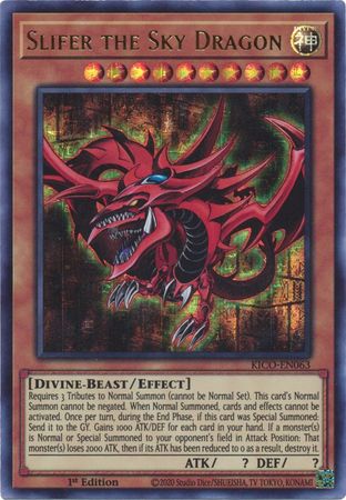 Slifer the Sky Dragon (Ultra Pharaoh's Rare) [KICO-EN063] Ultra Pharaoh’s Rare | Anubis Games and Hobby