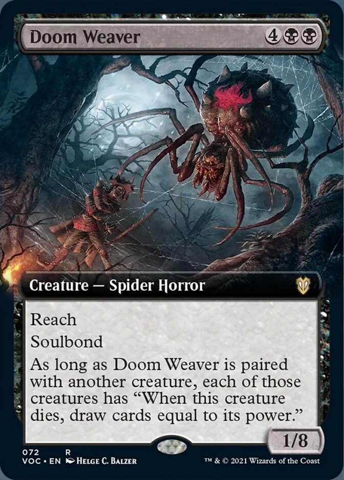 Doom Weaver (Extended Art) [Innistrad: Crimson Vow Commander] | Anubis Games and Hobby