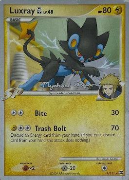 Luxray GL LV.48 (9/111) (Happy Luck - Mychael Bryan) [World Championships 2010] | Anubis Games and Hobby