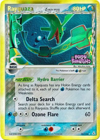 Rayquaza (16/110) (Delta Species) (Stamped) [EX: Holon Phantoms] | Anubis Games and Hobby