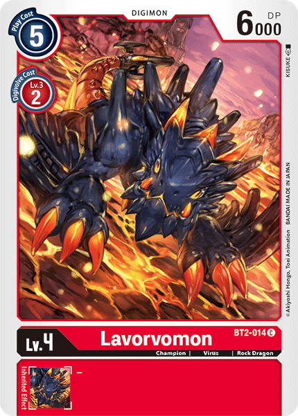 Lavorvomon [BT2-014] [Release Special Booster Ver.1.5] | Anubis Games and Hobby