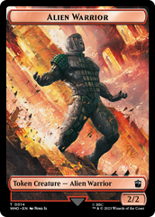 Alien Rhino // Alien Warrior Double-Sided Token [Doctor Who Tokens] | Anubis Games and Hobby