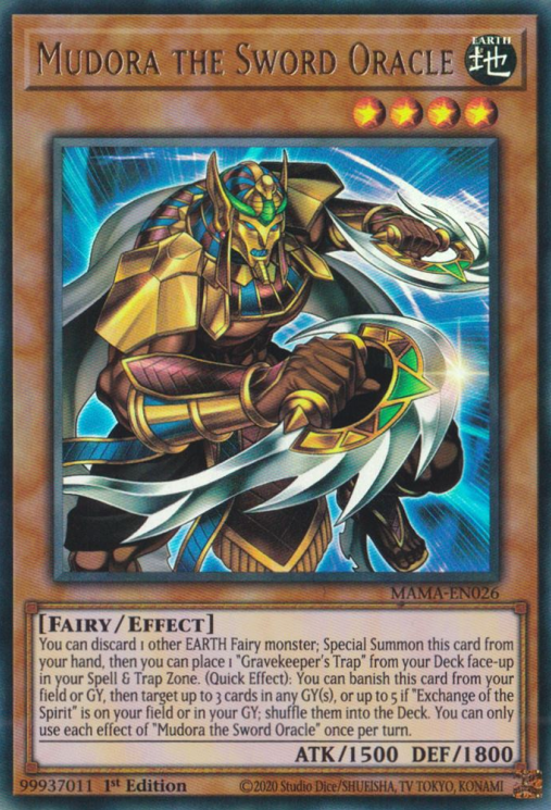 Mudora the Sword Oracle [MAMA-EN026] Ultra Rare | Anubis Games and Hobby