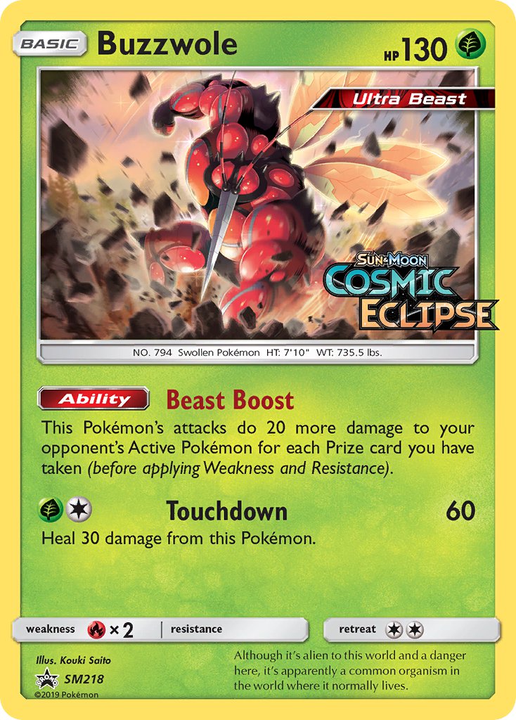 Buzzwole (SM218) [Sun & Moon: Black Star Promos] | Anubis Games and Hobby