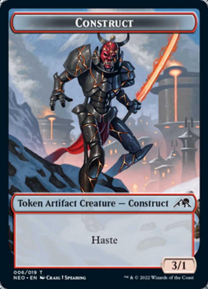 Construct (006) // Blood (017) Double-Sided Token [Challenger Decks 2022 Tokens] | Anubis Games and Hobby