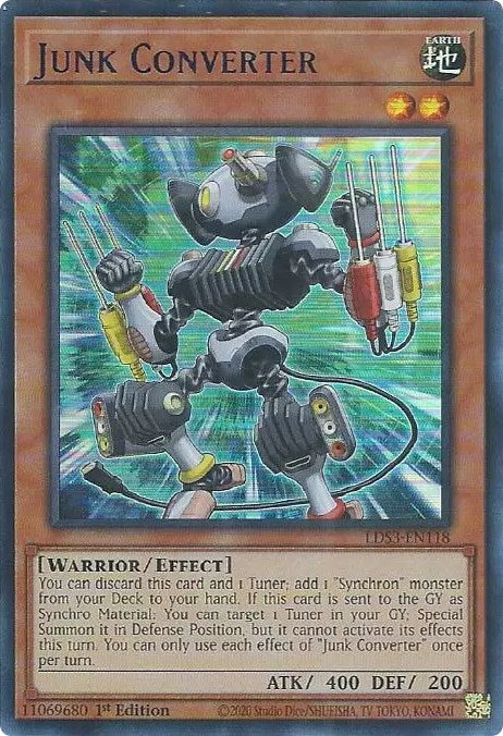 Junk Converter (Blue) [LDS3-EN118] Ultra Rare | Anubis Games and Hobby