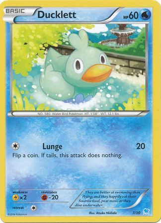 Ducklett (7/30) [XY: Trainer Kit 3 - Suicune] | Anubis Games and Hobby