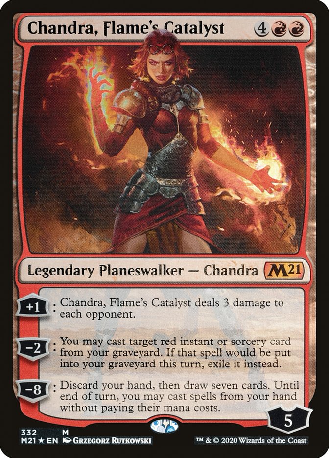 Chandra, Flame's Catalyst [Core Set 2021] | Anubis Games and Hobby