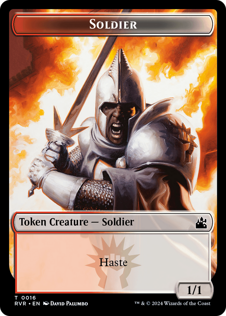 Soldier Token [Ravnica Remastered Tokens] | Anubis Games and Hobby