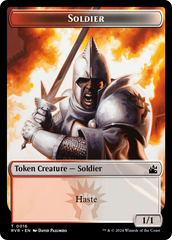 Goblin (0008) // Soldier Double-Sided Token [Ravnica Remastered Tokens] | Anubis Games and Hobby