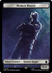 Human Rogue // Clue (0021) Double-Sided Token [Doctor Who Tokens] | Anubis Games and Hobby