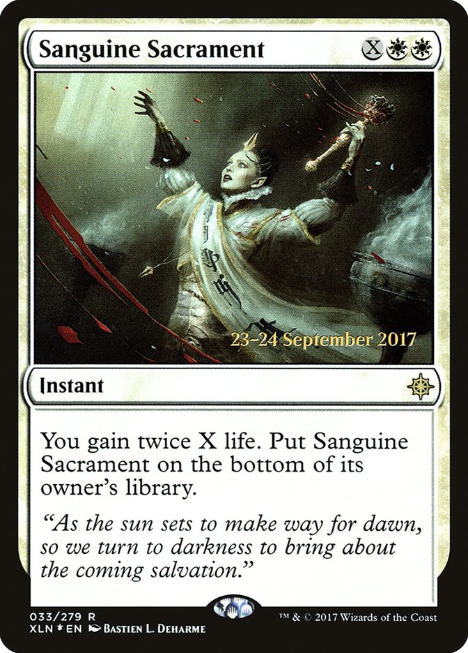 Sanguine Sacrament [Ixalan Prerelease Promos] | Anubis Games and Hobby