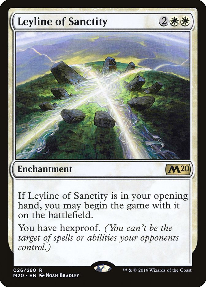 Leyline of Sanctity [Core Set 2020] | Anubis Games and Hobby