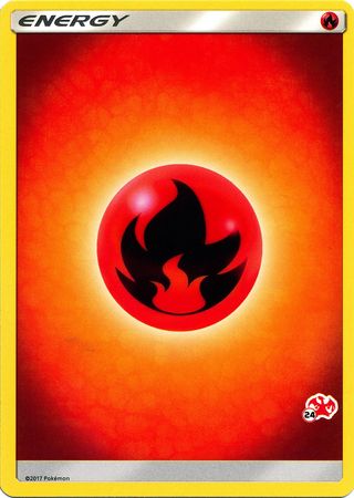 Fire Energy (Charizard Stamp #24) [Battle Academy 2020] | Anubis Games and Hobby