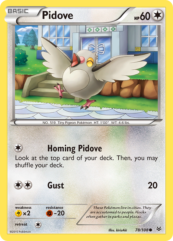 Pidove (78/108) [XY: Roaring Skies] | Anubis Games and Hobby