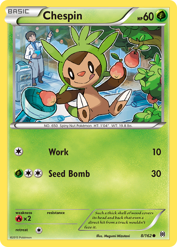 Chespin (8/162) [XY: BREAKthrough] | Anubis Games and Hobby