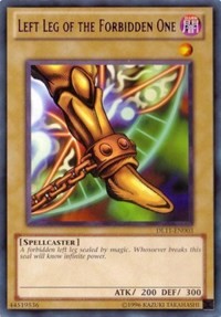 Left Leg of the Forbidden One (Red) [Duelist League Promo] [DL11-EN003] | Anubis Games and Hobby