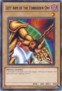 Left Arm of the Forbidden One (Purple) [Duelist League Promo] [DL11-EN005] | Anubis Games and Hobby